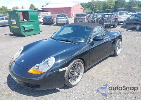 2001 Porsche Boxster z USA, uszkodzony, nr VIN WP0CA29891U627563